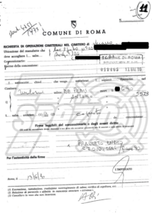 Tumulazione Antonio De Pedis, 13/06/1990