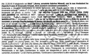 Intercettazione ambientale Giuseppe De Tomasi-Annamaria Rossi