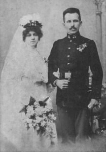 I genitori di Giovanni Paolo II, Emilia e Karol Wojtyła Sr. (primi anni del secolo XX)