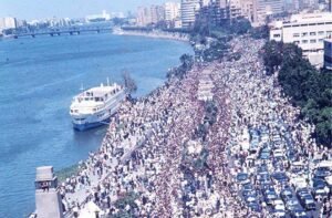 I funerali di Nasser (Il Cairo, 1 ottobre 1970)