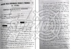 Il verbale di Natalina Orlandi sulle avance dello zio Mario Meneguzzi (30 agosto 1983)