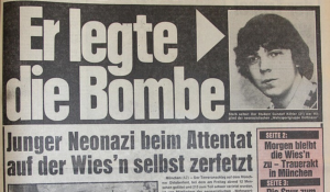 Gundolf Köhler, lo stragista dell'Oktoberfest, in prima pagina