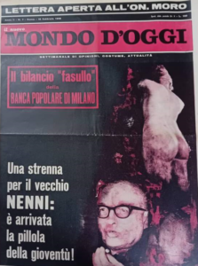 Mino Pecorelli. Un numero de «Il Nuovo mondo d'oggi» (18 febbraio 1968)