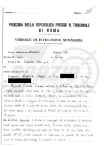 Emanuela Orlandi. Il verbale di Alessandra Cappai, reso di fronte a Domenico Sica il 28 luglio 1983