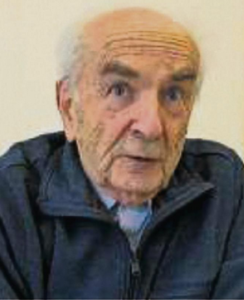 Operazione Thesaurus/Rubikon. Peter Frutiger, ormai ottantatreenne, in una immagine diffusa dai media svizzeri