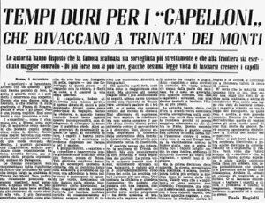 Paolo Bugialli vs beatnik capelloni CdS 1965