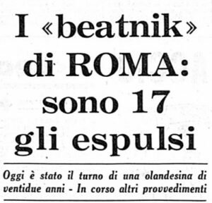 Espulsione beatnik CdS 10-11-1965