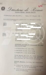 Banda della Magliana. Rapporto Squadra Mobile di Roma - Sezione Omicidi, 7 maggio 1983