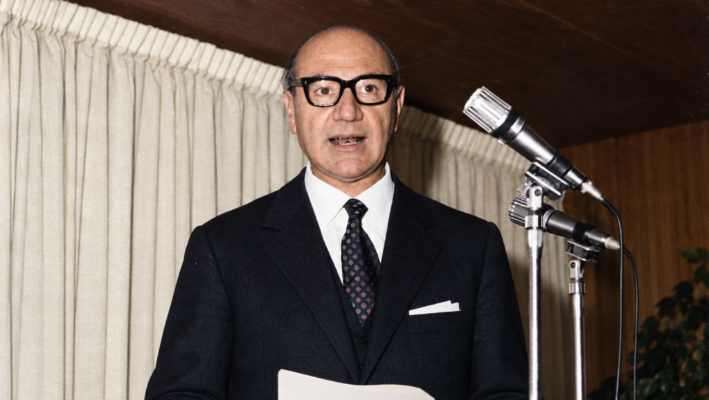Eugenio Cefis colorizzato